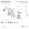 Kingston Brass KS4986CML Manhattan 8" Widespread Bathroom Faucet, Polished Nickel KS4986CML - alternate 5